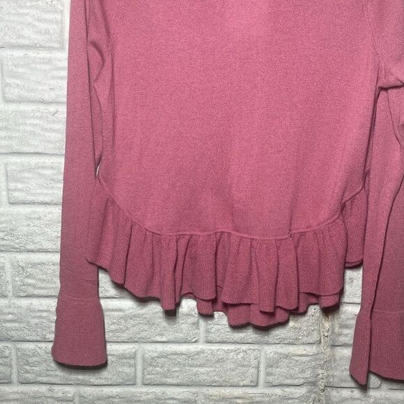 NWT MSRP $258 Joie Iona Wool-Silk Ruffled Sweater Women's Size Large - Picture 7 of 10